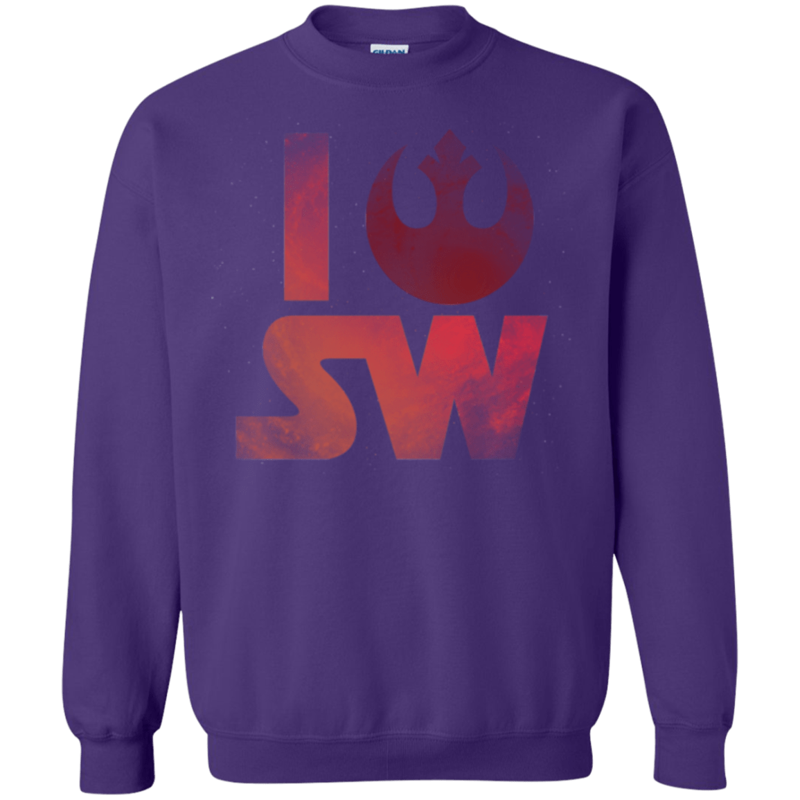 Sweatshirts Purple / Small I Rebel SW Crewneck Sweatshirt