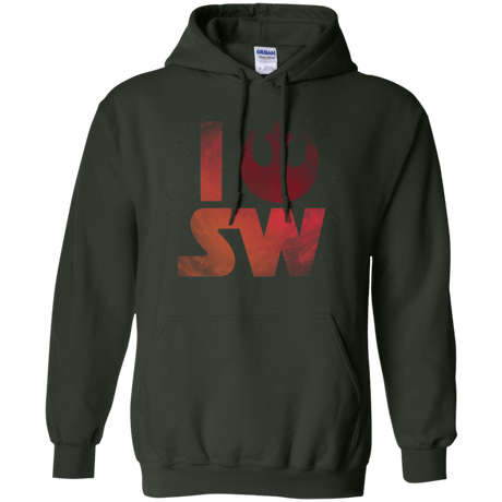 Sweatshirts Forest Green / Small I Rebel SW Pullover Hoodie