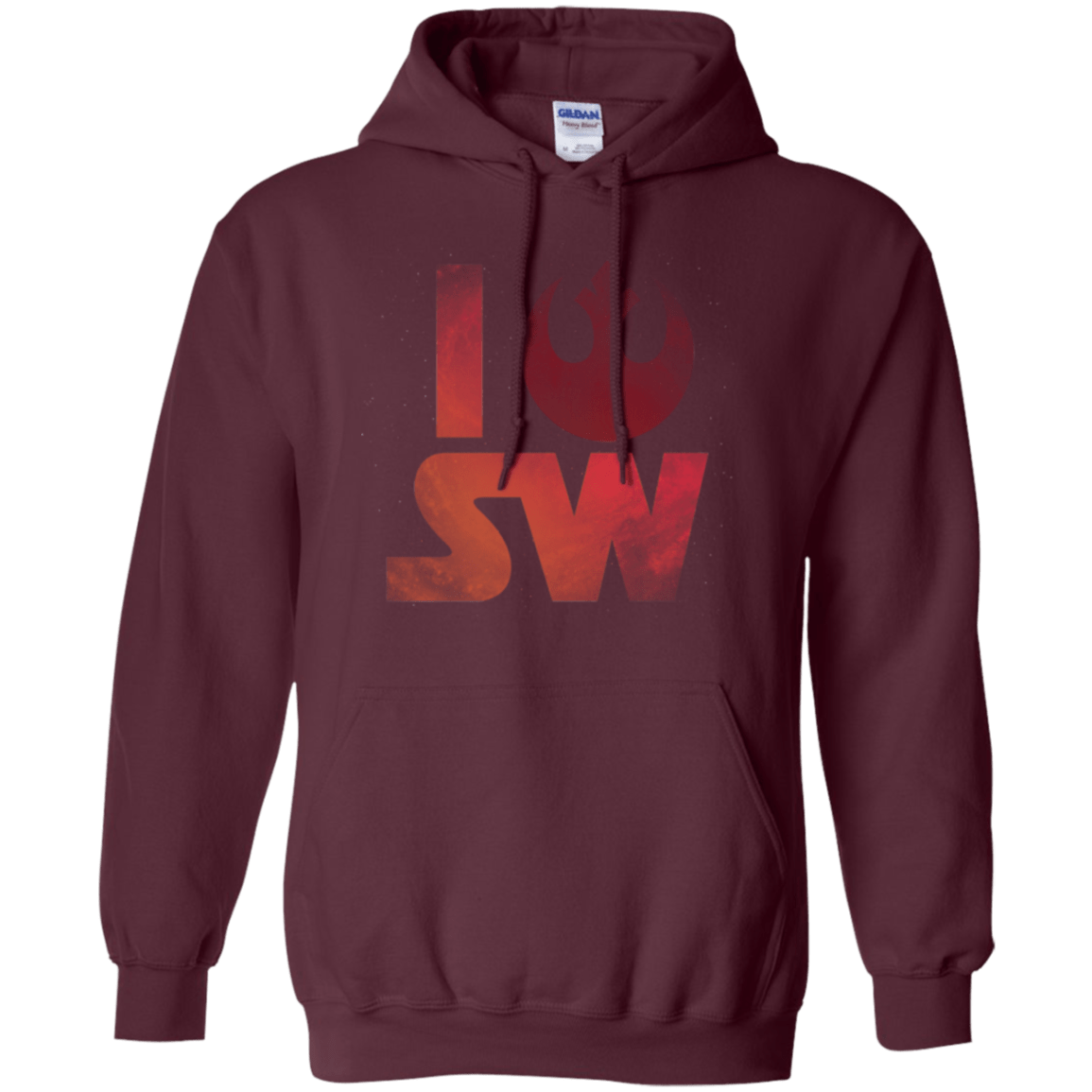 Sweatshirts Maroon / Small I Rebel SW Pullover Hoodie