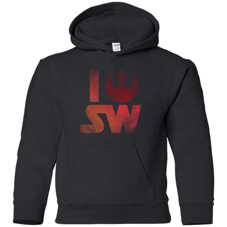 Sweatshirts Black / YS I Rebel SW Youth Hoodie