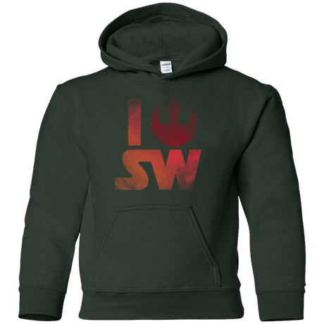 Sweatshirts Forest Green / YS I Rebel SW Youth Hoodie
