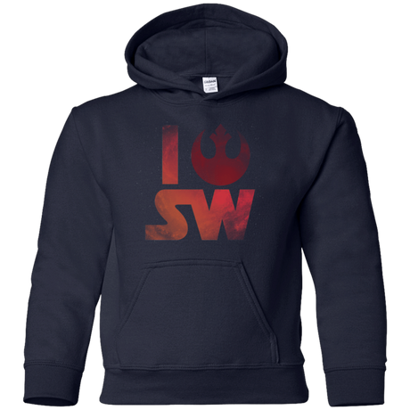 Sweatshirts Navy / YS I Rebel SW Youth Hoodie