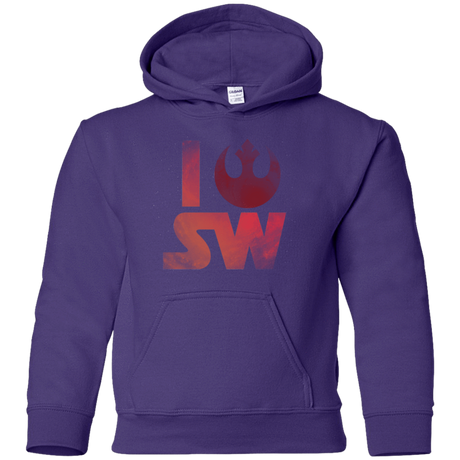 Sweatshirts Purple / YS I Rebel SW Youth Hoodie