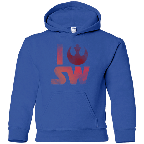Sweatshirts Royal / YS I Rebel SW Youth Hoodie