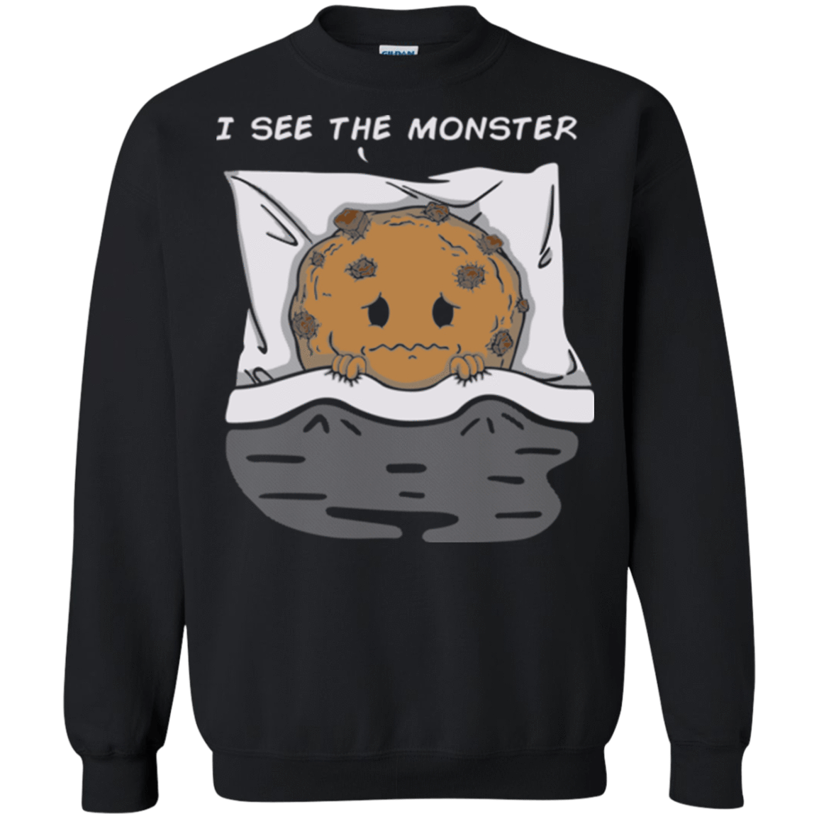 Sweatshirts Black / Small I see the monster Crewneck Sweatshirt