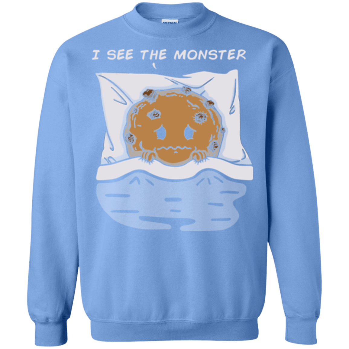 Sweatshirts Carolina Blue / Small I see the monster Crewneck Sweatshirt