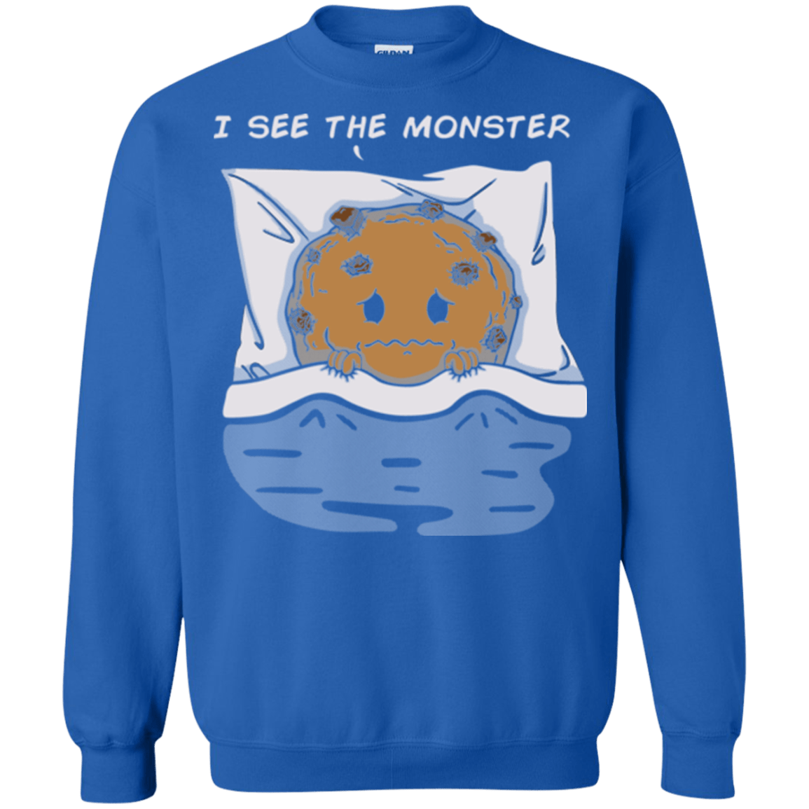 Sweatshirts Royal / Small I see the monster Crewneck Sweatshirt