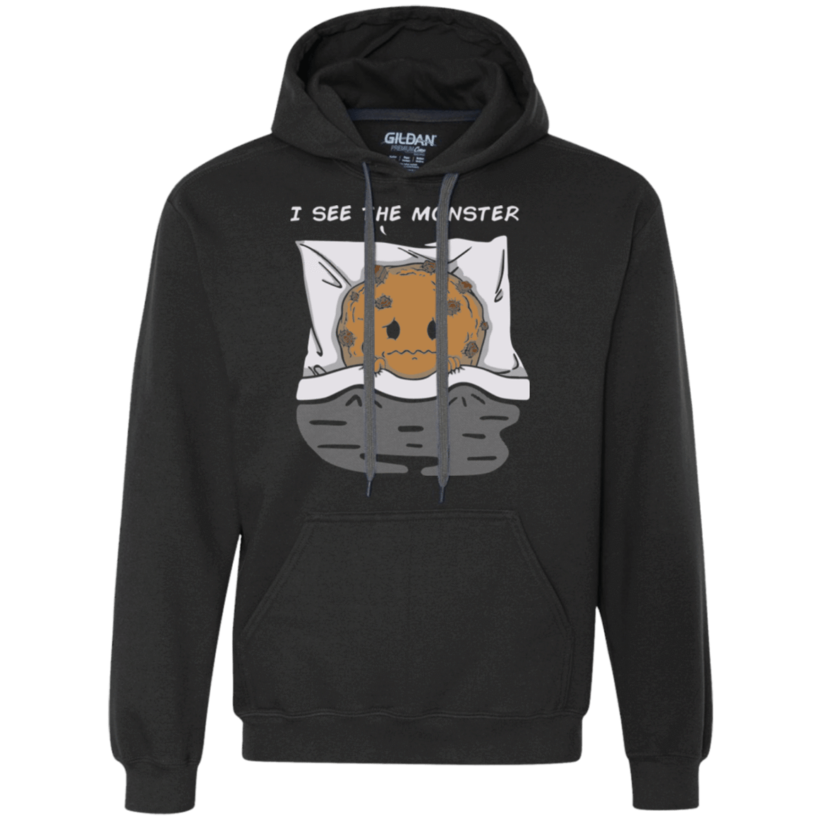 Sweatshirts Black / Small I see the monster Premium Fleece Hoodie