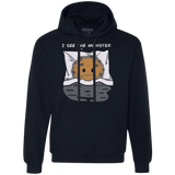 Sweatshirts Navy / Small I see the monster Premium Fleece Hoodie
