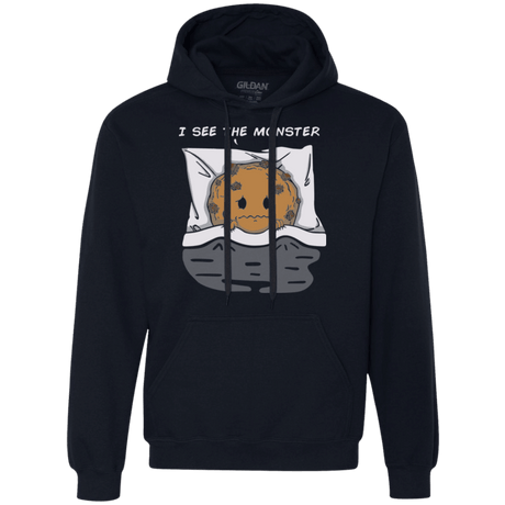 Sweatshirts Navy / Small I see the monster Premium Fleece Hoodie