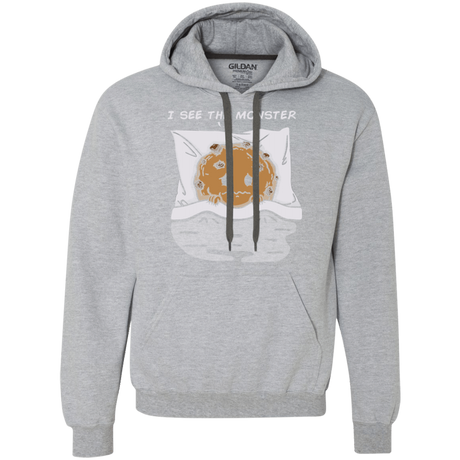 Sweatshirts Sport Grey / Small I see the monster Premium Fleece Hoodie