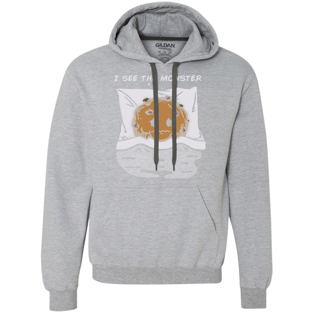Sweatshirts Sport Grey / Small I see the monster Premium Fleece Hoodie