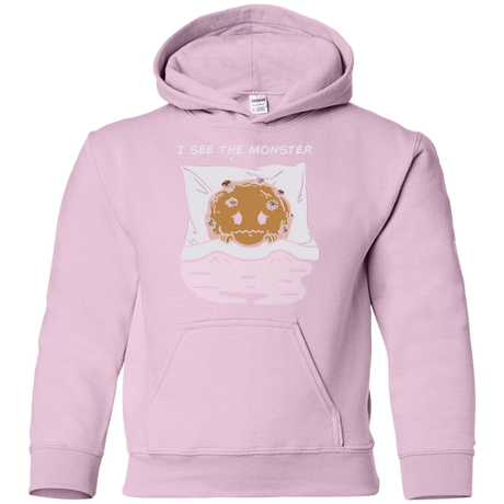 Sweatshirts Light Pink / YS I see the monster Youth Hoodie