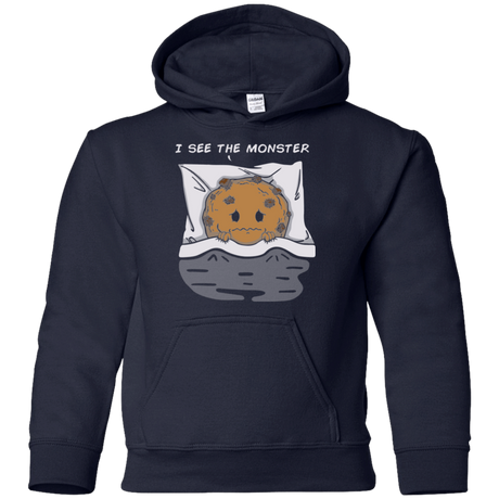 Sweatshirts Navy / YS I see the monster Youth Hoodie