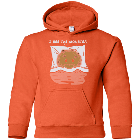 Sweatshirts Orange / YS I see the monster Youth Hoodie
