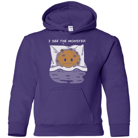 Sweatshirts Purple / YS I see the monster Youth Hoodie