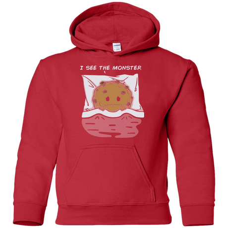Sweatshirts Red / YS I see the monster Youth Hoodie