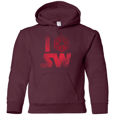 Sweatshirts Maroon / YS I Sith SW Youth Hoodie
