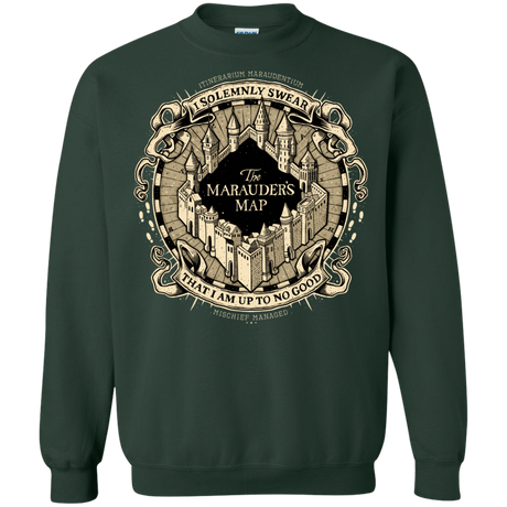Sweatshirts Forest Green / Small I Solemnly Swear Crewneck Sweatshirt