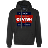 Sweatshirts Black / Small I speak elvish Premium Fleece Hoodie