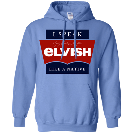 Sweatshirts Carolina Blue / Small I speak elvish Pullover Hoodie