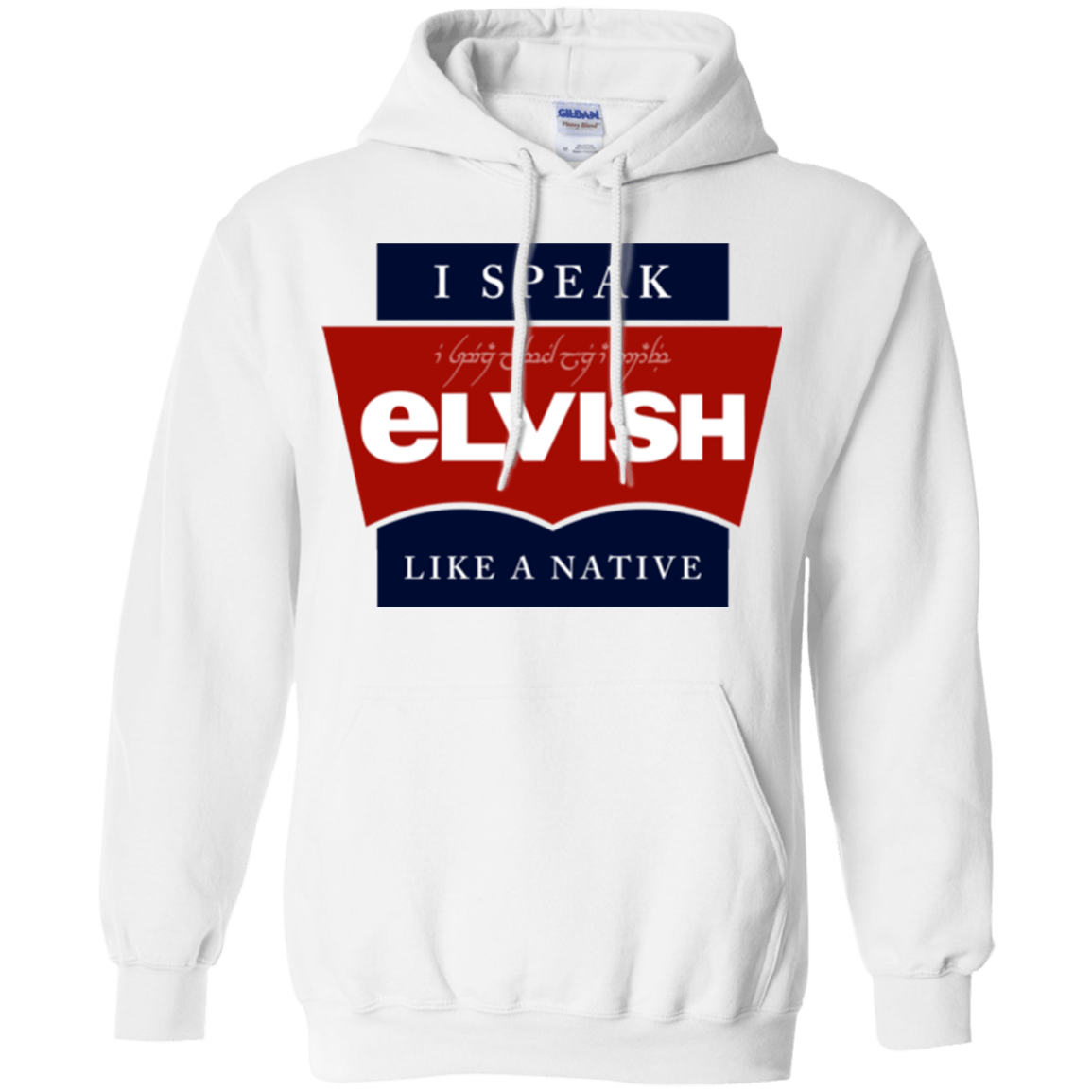 Sweatshirts White / Small I speak elvish Pullover Hoodie