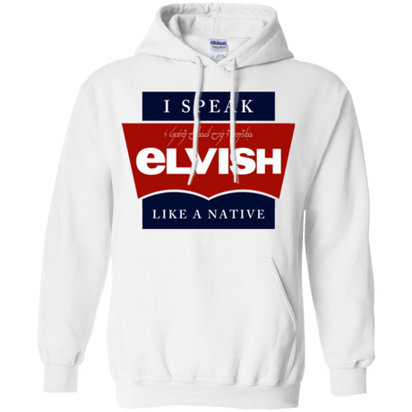 Sweatshirts White / Small I speak elvish Pullover Hoodie