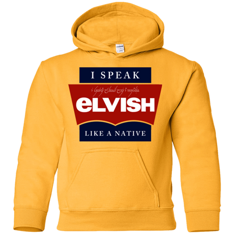 Sweatshirts Gold / YS I speak elvish Youth Hoodie