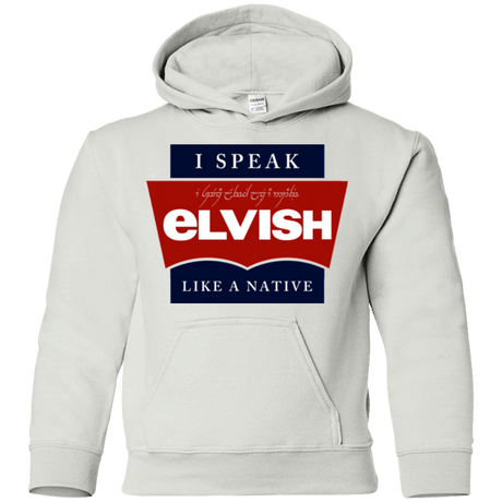 Sweatshirts White / YS I speak elvish Youth Hoodie