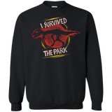 Sweatshirts Black / Small I SURVIVED THE PARK Crewneck Sweatshirt