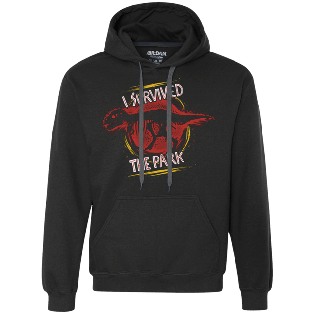 Sweatshirts Black / Small I SURVIVED THE PARK Premium Fleece Hoodie