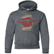 Sweatshirts Dark Heather / YS I SURVIVED THE PARK Youth Hoodie