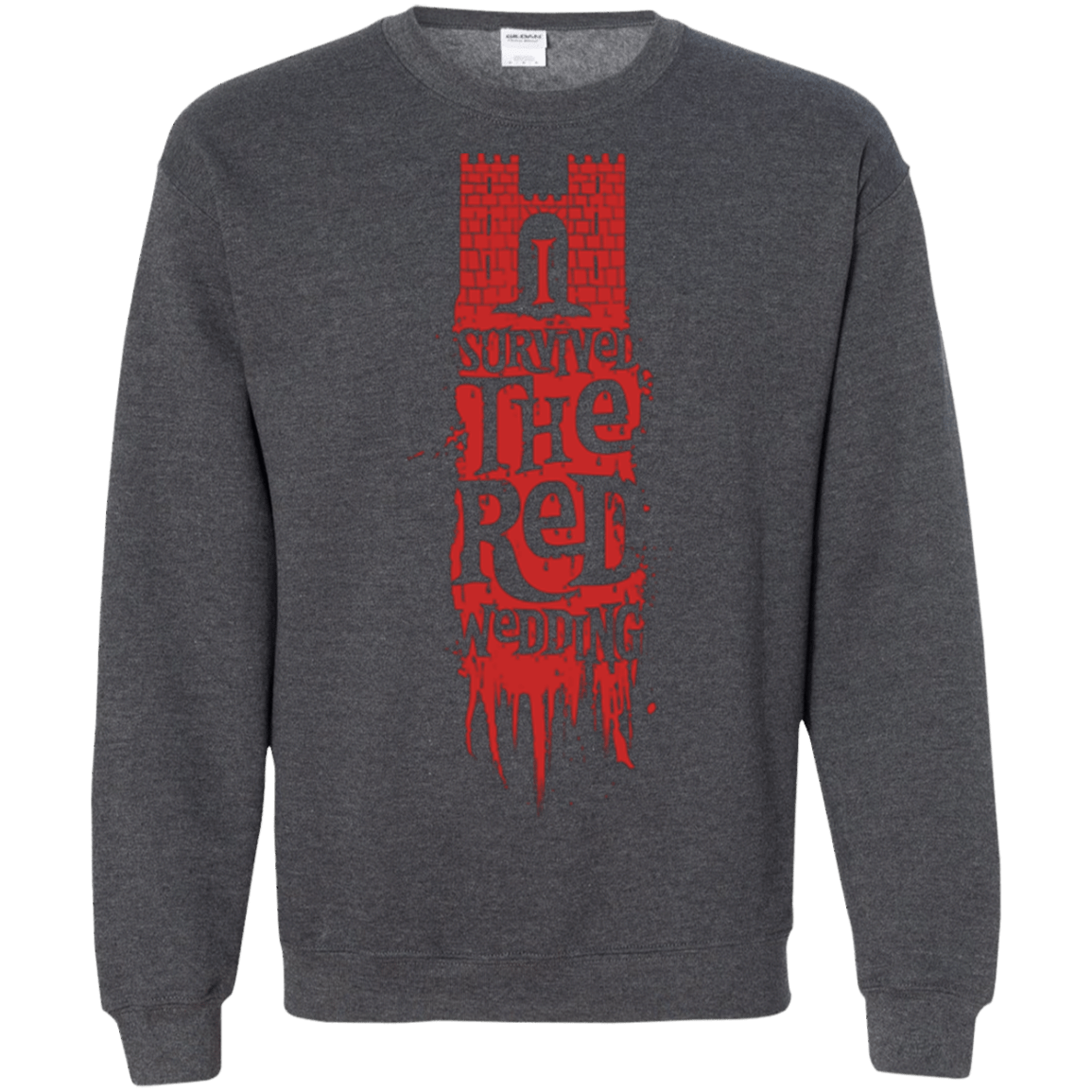 Sweatshirts Dark Heather / Small I Survived the Red Wedding Crewneck Sweatshirt