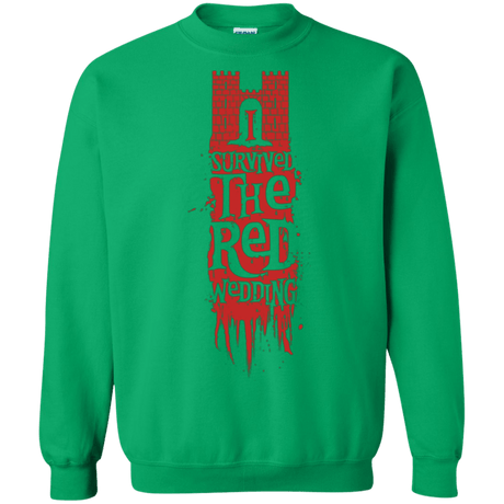 Sweatshirts Irish Green / Small I Survived the Red Wedding Crewneck Sweatshirt