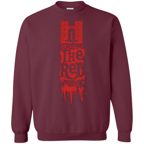 Sweatshirts Maroon / Small I Survived the Red Wedding Crewneck Sweatshirt