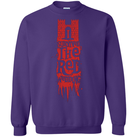 Sweatshirts Purple / Small I Survived the Red Wedding Crewneck Sweatshirt