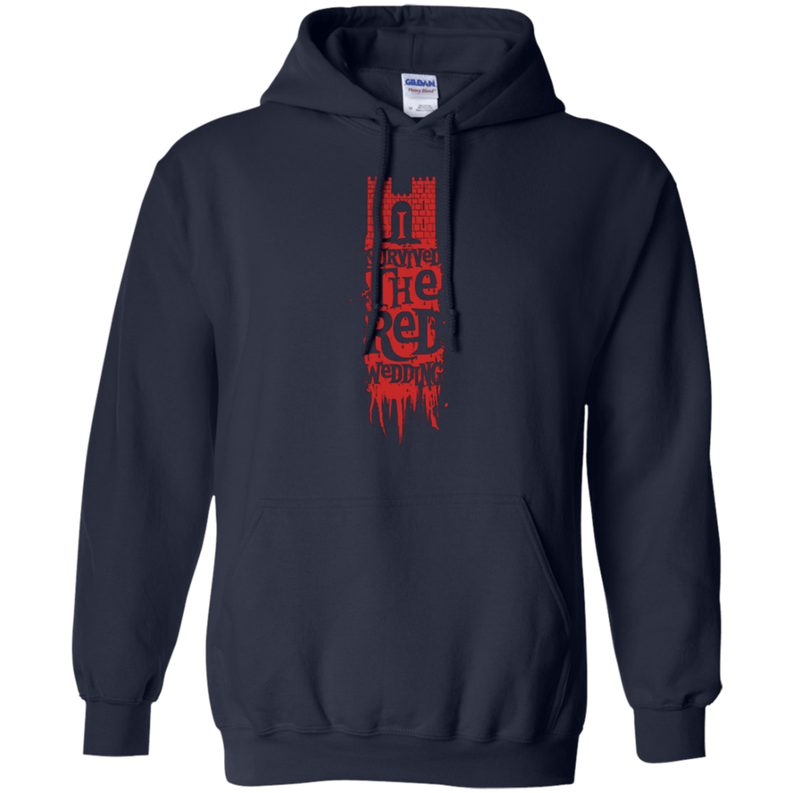 Sweatshirts Navy / Small I Survived the Red Wedding Pullover Hoodie