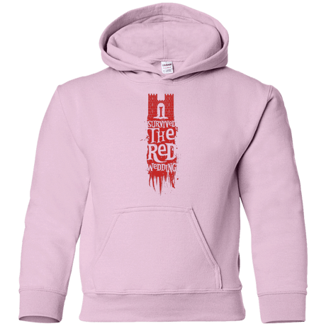Sweatshirts Light Pink / YS I Survived the Red Wedding Youth Hoodie