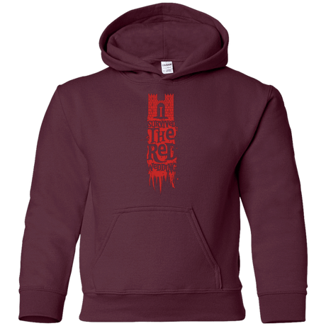 Sweatshirts Maroon / YS I Survived the Red Wedding Youth Hoodie