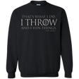 Sweatshirts Black / Small I Throw Crewneck Sweatshirt