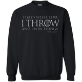 Sweatshirts Black / Small I Throw Crewneck Sweatshirt