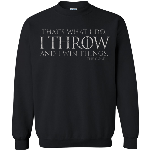 Sweatshirts Black / Small I Throw Crewneck Sweatshirt