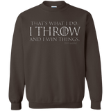 Sweatshirts Dark Chocolate / Small I Throw Crewneck Sweatshirt