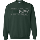 Sweatshirts Forest Green / Small I Throw Crewneck Sweatshirt