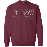 Sweatshirts Maroon / Small I Throw Crewneck Sweatshirt