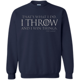 Sweatshirts Navy / Small I Throw Crewneck Sweatshirt