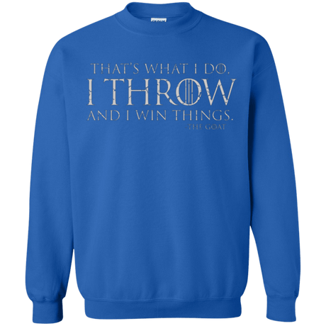 Sweatshirts Royal / Small I Throw Crewneck Sweatshirt