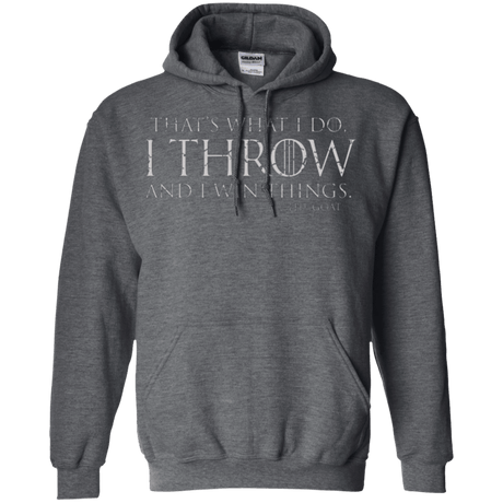 Sweatshirts Dark Heather / Small I Throw Pullover Hoodie