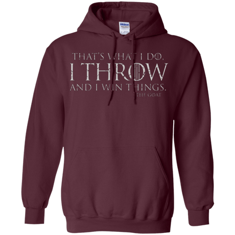 Sweatshirts Maroon / Small I Throw Pullover Hoodie