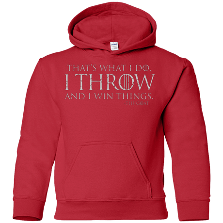 Sweatshirts Red / YS I Throw Youth Hoodie